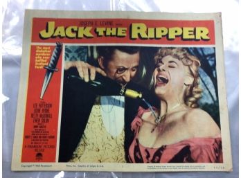 Original Movie Lobby Card, C1960 Jack The Ripper (304)