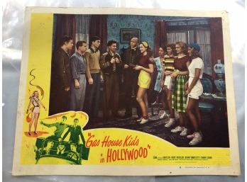 Original Movie Lobby Card, Gas House Kids In Hollywood (301