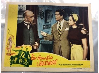Original Movie Lobby Card, Gas House Kids In Hollywood (303)