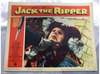 Original Movie Lobby Card, C1960 Jack The Ripper (306)