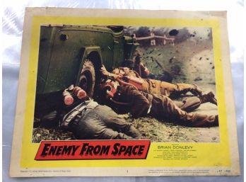 Original Movie Lobby Card, C1957 Enemy From Space (200)
