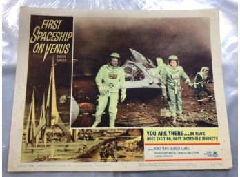 Original Movie Lobby Card, C1962 First Spaceship On Venus (211)