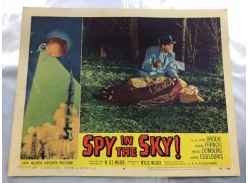 Original Movie Lobby Card, C1958 Spy In The Sky (275)