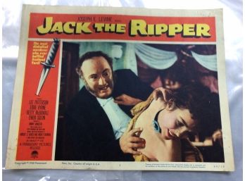 Original Movie Lobby Card, C1960 Jack The Ripper (308)