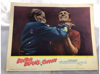 Original Movie Lobby Card, C1961 Doctor Bloods Coffin (203)