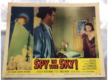 Original Movie Lobby Card, C1958 Spy In The Sky (272)