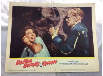 Original Movie Lobby Card, C1961 Doctor Bloods Coffin (209)