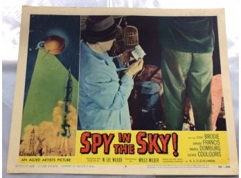 Original Movie Lobby Card, C1958 Spy In The Sky (270)