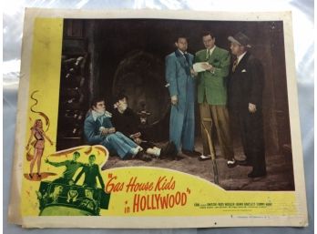Original Movie Lobby Card, Gas House Kids In Hollywood (300)