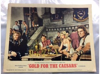 Original Movie Lobby Card, C1964 Gold For The Caesars (239)