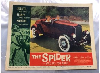 Original Movie Lobby Card, C1958 The Spider - Will Eat You Alive (224)