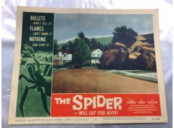 Original Movie Lobby Card, C1958 The Spider - Will Eat You Alive (221)
