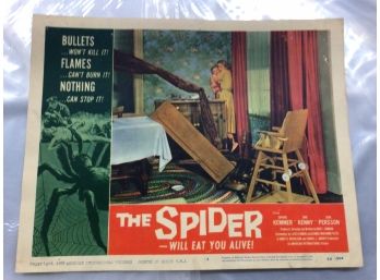 Original Movie Lobby Card, C1958 The Spider - Will Eat You Alive (220)