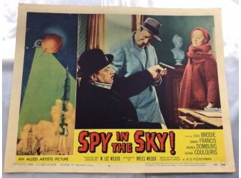 Original Movie Lobby Card, C1958 Spy In The Sky (271)