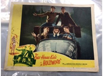 Original Movie Lobby Card, Gas House Kids In Hollywood (298)