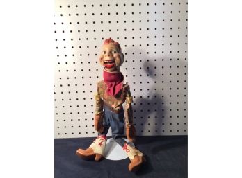 Good Condition Early Howdy Doody Puppet With Stand - Near Complete