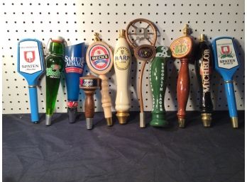 Lot Of 11 Very Nice Assorted Beer Taps. Only One Duplicate