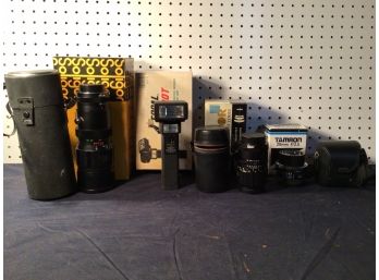 Lot Of 4 Camera Accessories Ranging From Good To Great Condition In Original Packaging