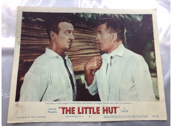 Original Movie Lobby Card, C1957 The Little Hut (315)