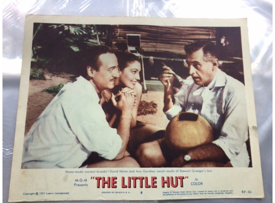 Original Movie Lobby Card, C1957 The Little Hut (316)