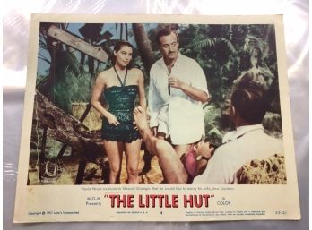 Original Movie Lobby Card, C1957 The Little Hut (314)