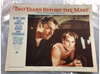 Original Movie Lobby Card, C1956 Two Years Before The Mast (354)