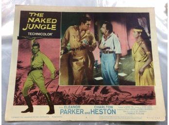 Original Movie Lobby Card, C1953 The Naked Jungle (359)