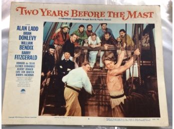 Original Movie Lobby Card, C1956 Two Years Before The Mast (350)