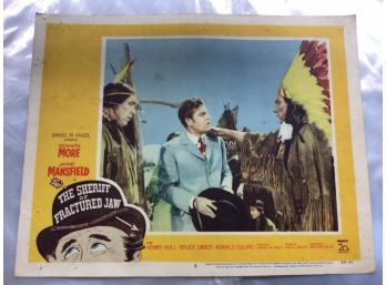 Original Movie Lobby Card, C1958 The Sheriff Of Fractured Jaw (410)