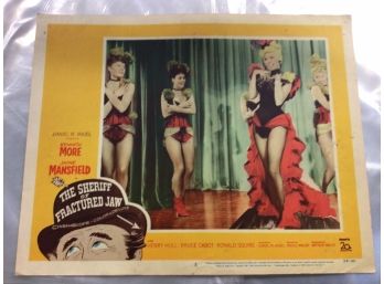 Original Movie Lobby Card, C1958 The Sheriff Of Fractured Jaw (399)