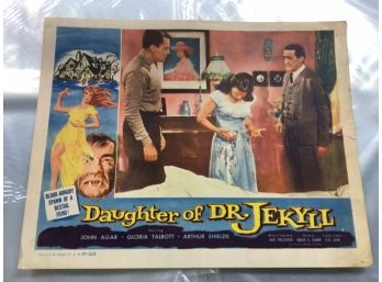 Original Movie Lobby Card, Daughter Of Dr. Jekyll (320)