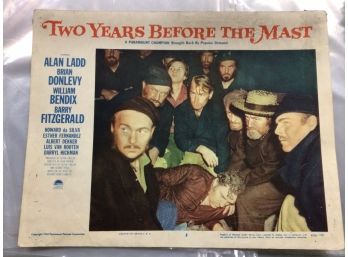 Original Movie Lobby Card, C1956 Two Years Before The Mast (349)