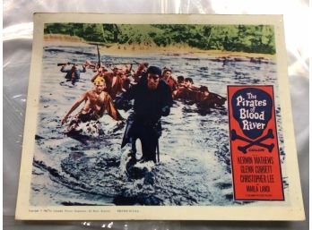 Original Movie Lobby Card, C1962 The Pirates Of Blood River (371)