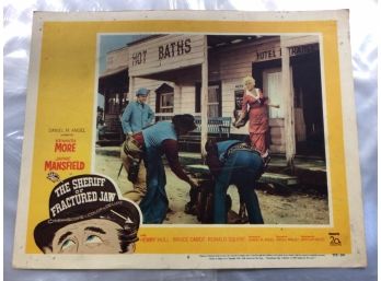 Original Movie Lobby Card, C1958 The Sheriff Of Fractured Jaw (400)