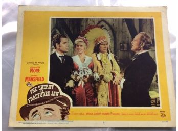 Original Movie Lobby Card, C1958 The Sheriff Of Fractured Jaw (404)