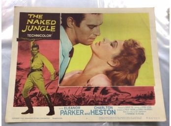 Original Movie Lobby Card, C1953 The Naked Jungle (360)