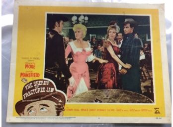 Original Movie Lobby Card, C1958 The Sheriff Of Fractured Jaw (398)