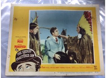 Original Movie Lobby Card, C1958 The Sheriff Of Fractured Jaw (394)