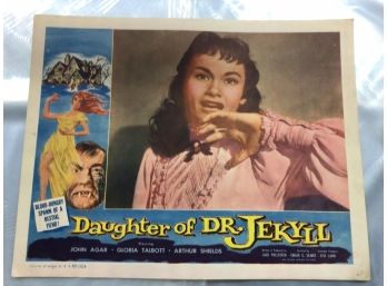 Original Movie Lobby Card, Daughter Of Dr. Jekyll (321)