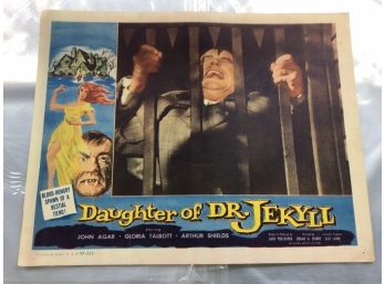 Original Movie Lobby Card, Daughter Of Dr. Jekyll (325)