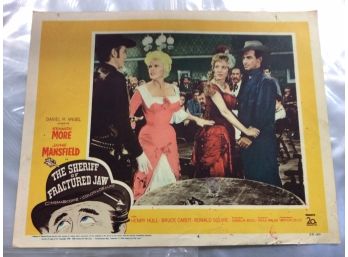 Original Movie Lobby Card, C1958 The Sheriff Of Fractured Jaw (406)