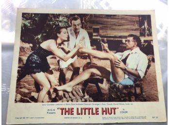 Original Movie Lobby Card, C1957 The Little Hut (317)