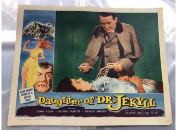 Original Movie Lobby Card, Daughter Of Dr. Jekyll (324)