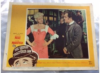 Original Movie Lobby Card, C1958 The Sheriff Of Fractured Jaw (405)