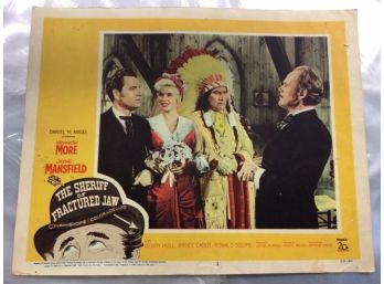 Original Movie Lobby Card, C1958 The Sheriff Of Fractured Jaw (396)