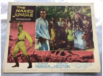 Original Movie Lobby Card, C1953 The Naked Jungle (362)