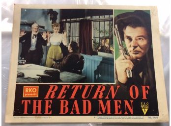 Original Movie Lobby Card, C1948 Return Of The Bad Men (374)