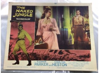 Original Movie Lobby Card, C1953 The Naked Jungle (357)