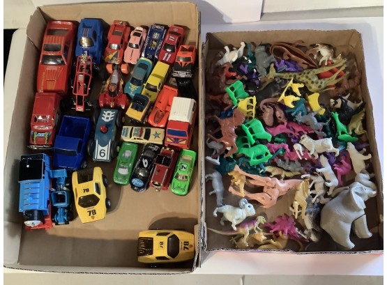 Toy Lot Cars Animals Dinosaurs
