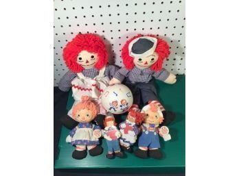 Vintage Lot Of Raggedy Ann & Andy